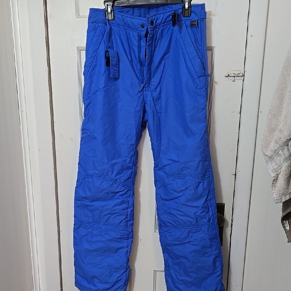 Inside EDGE SNOW BOARD SKI WINTER PANTS SIZE MEDIUM ROYAL BLUE - Picture 1 of 8
